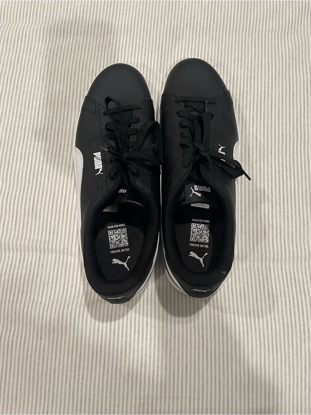 Puma Men’s Black and White Athletic Sneakers